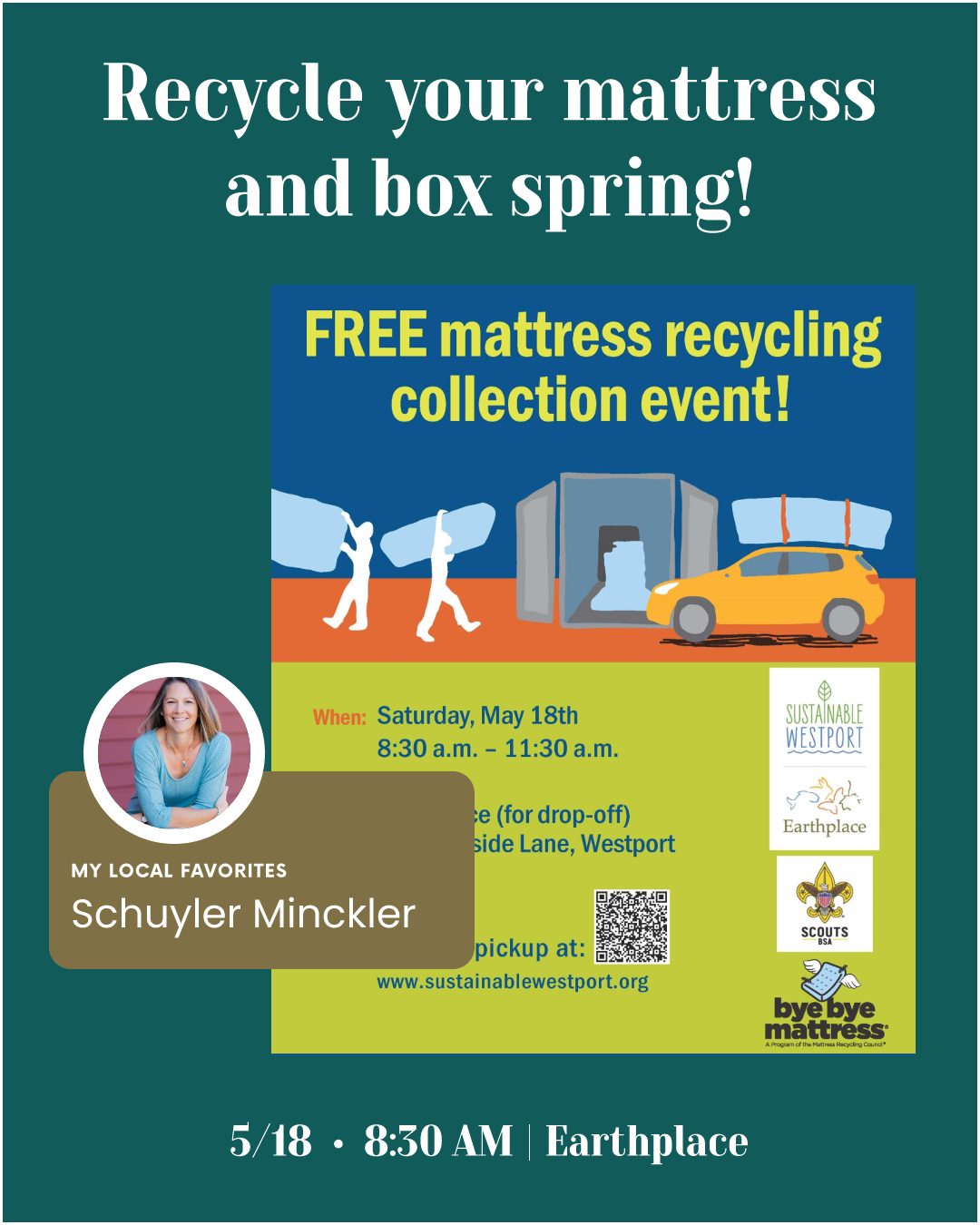 Recycle your mattress and box spring!