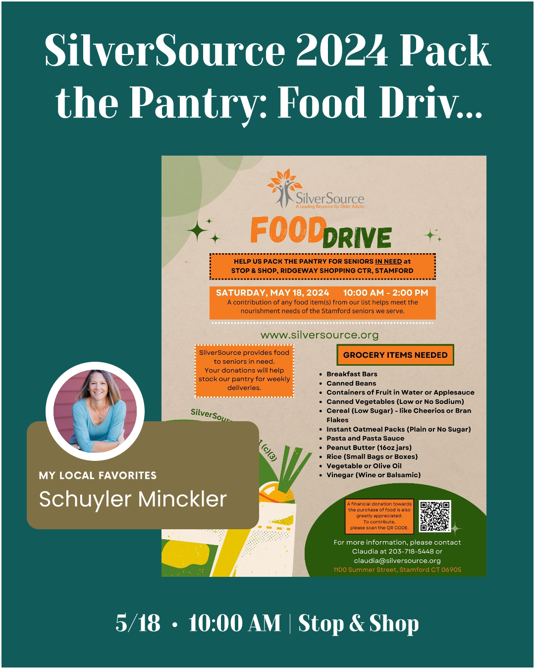 SilverSource 2024 Pack the Pantry: Food Drive in support of Seniors in Need